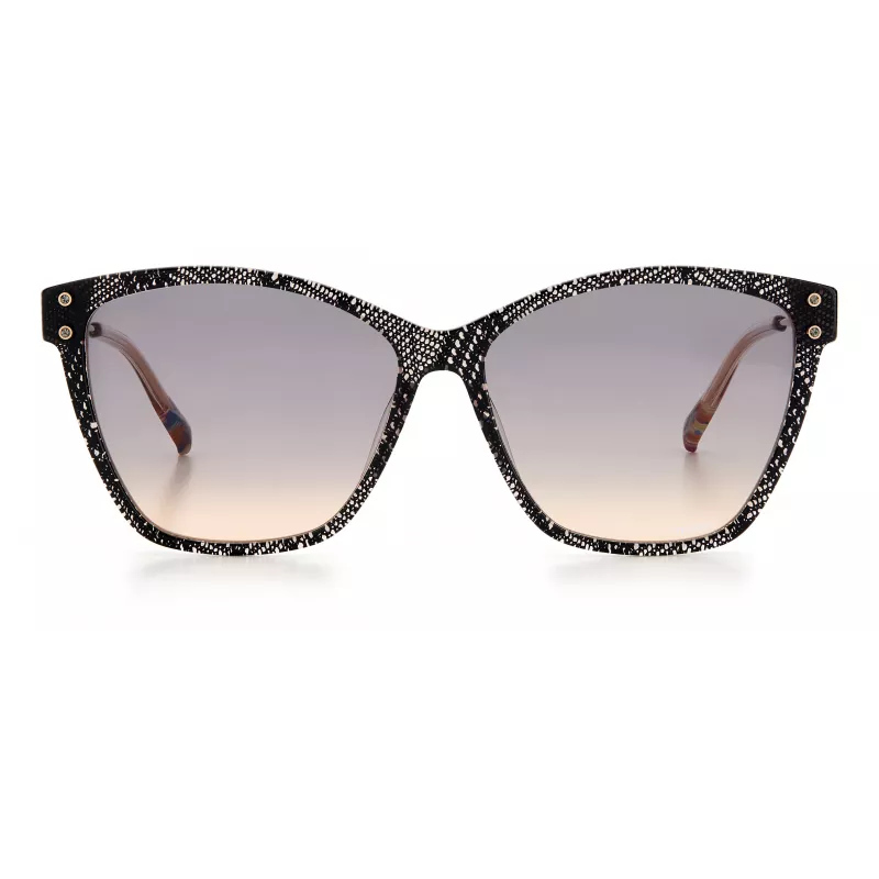 MISSONI Damen-Sonnenbrille MIS0003SKDXFF - Modischer Vollrand-Acetatrahmen mit Verlaufsgläsern 56/14/140 mm