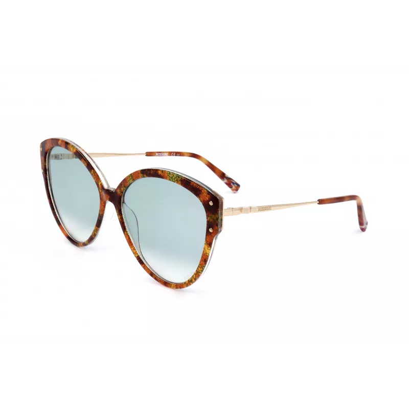 MISSONI Damen Sonnenbrille MIS0004S2NL Butterfly Acetatrahmen UV400