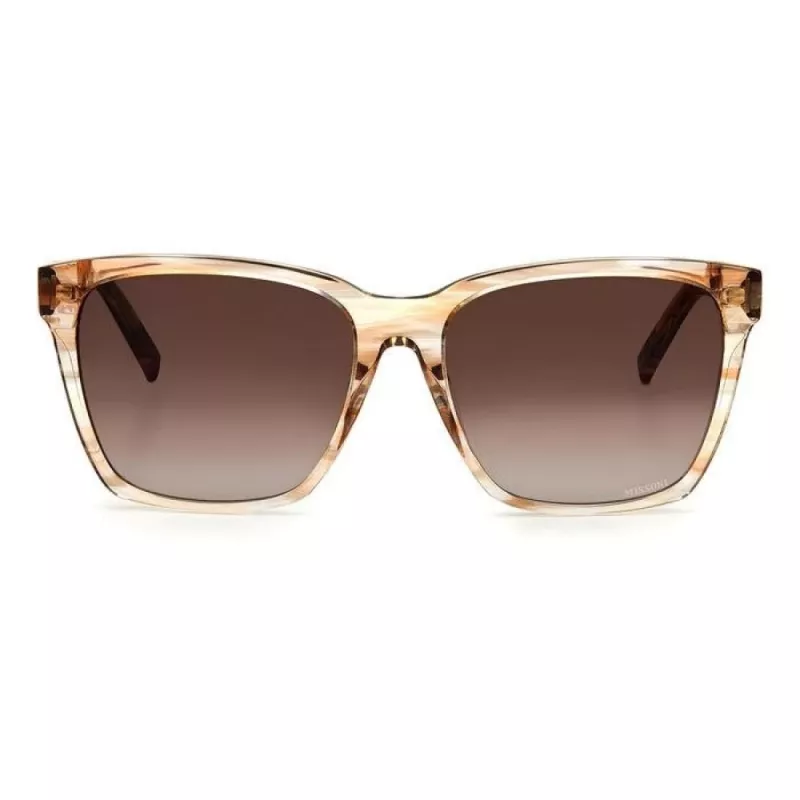 MISSONI Damen Sonnenbrille Mis0008sHR3HA Havana Brown Gradient Square Acetat 56 mm