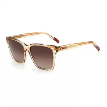 MISSONI Damen Sonnenbrille Mis0008sHR3HA Havana Brown Gradient Square Acetat 56 mm