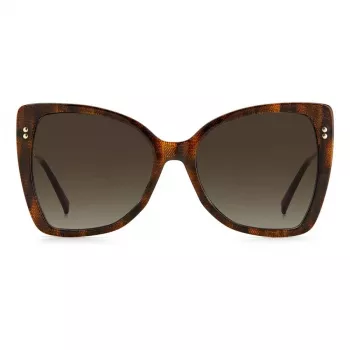 MISSONI Damen-Sonnenbrille MIS0083S086 - Butterfly-Acetatrahmen, braune Verlaufsgläser, 58 mm