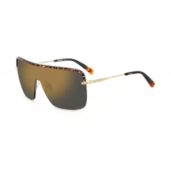 MISSONI Damen-Sonnenbrille MIS0139S0NR - Vollrand-Kunststoffrahmen, UV400-Schutz, Glas 99mm, Steg 00mm, Bügel 135mm