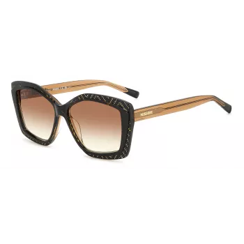 Missoni Damen-Sonnenbrille MIS0187GSVH8 - Acetatgestell, Polycarbonatgläser, UV400-Schutz, 58 mm Glasbreite