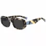 MISSONI Damen-Sonnenbrille MIS0220SC9K Havana Acetat Square Frame Grau Gradient Glas 52/20/140 mm