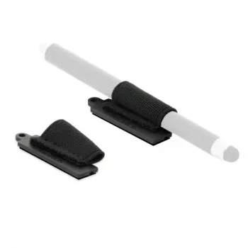 MOBILIS Packung mit 10 selbstklebenden universellen Stylus-Haltern - Schwarz