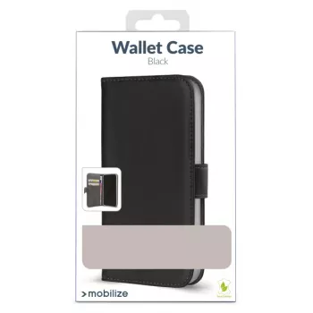 Mobilize Classic Gelly Wallet Book Case für Xiaomi Redmi Note 15 5G, Schwarz