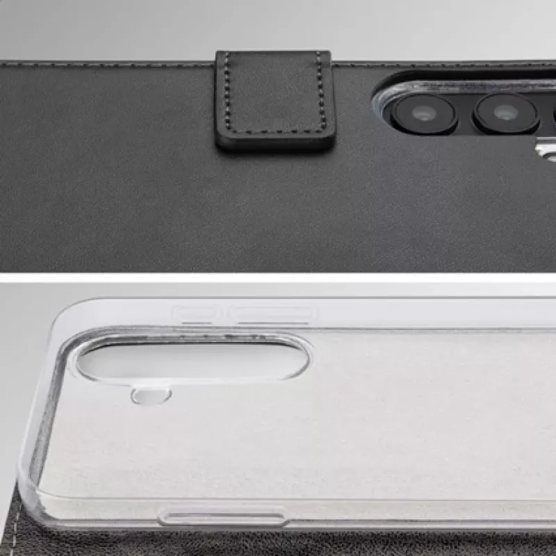 Mobilize Classic Gelly Wallet Book Case für Xiaomi Redmi Note 15 Pro 5G, Schwarz