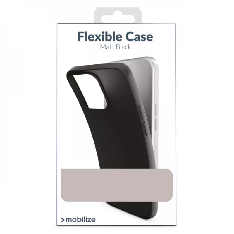 Mobilize Rubber Gelly Case Xiaomi Redmi Note 15 Pro 5G Matt Black