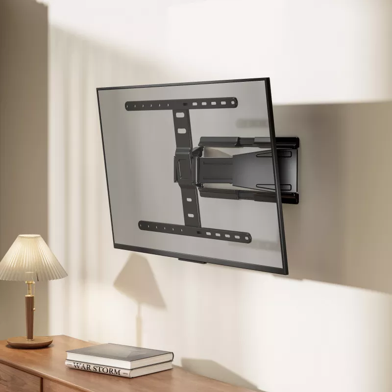 MOBILUX Sbox PLB-79464 Feste TV-Wandhalterung – für 43-90 inch Bildschirme, 50 kg Tragkraft, VESA bis 600x400 mm, Schwarz