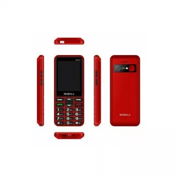 Mobiola MB900 Red Dual SIM 2G Feature Phone mit 2,4-Zoll-Display, 0,3-MP-Kamera, FM-Radio, SOS-Taste