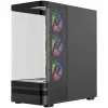 MODECOM Volcano AQ100 ARGB Midi-Tower PC-Gehäuse - Schwarz