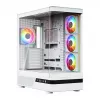 MODECOM Volcano AQ100 ARGB Midi-Tower Weiß