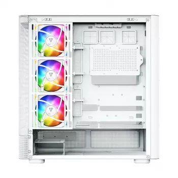 MODECOM Volcano AQ300 ARGB Mid Tower Gehäuse Weiß