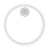 MOES SSD01 ZigBee Smart Photoelektrischer Rauchmelder mit 85dB Sirene, Tuya App-Benachrichtigungen, CR123A Batteriebetrieben, Weiß