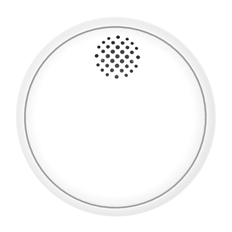 MOES SSD01 ZigBee Smart Photoelektrischer Rauchmelder mit 85dB Sirene, Tuya App-Benachrichtigungen, CR123A Batteriebetrieben, Weiß