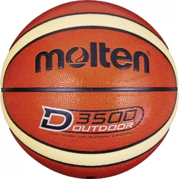 Molten Basketball B7D3500 Outdoor Größe 7 Premium-Kompositleder FIBA-zugelassen