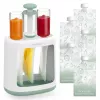 MOMCOZY Babykostzubereiter für Brei-Lagerung, 5-in-1 Dämpfen, Mixen, Pürieren, Auftauen, Aufwärmen, 600ml Tritan-Behälter, 200ml Wassertank, Touchscreen-LCD, BPA-frei, 300W Heizung, 120W Mixen, 120V
