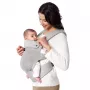 Momcozy BC001 Babytrage Neugeborene bis Kleinkind Air Mesh Grau