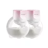 Momcozy S12 Pro Quick Pink Doppelpack Schalen-Brustpumpe Kabellos Doppel Pink