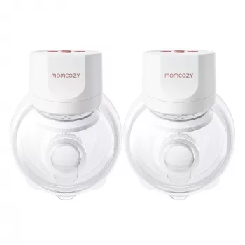 MOMCOZY S12 PRO+ Wearable Breast Pump White Double Pack