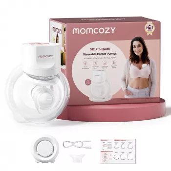 MOMCOZY S12 PRO+ Tragbare Milchpumpe Weiß Einzelpackung