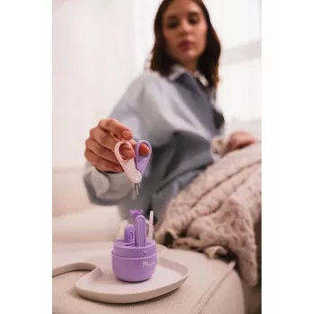 Momini Baby-Nagelpflegeset Flieder