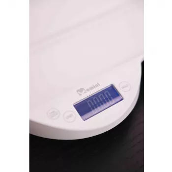 Momini Baby Scale TinyScale - Digitale Babywaage 20 kg, 5 g Teilung, Weiß