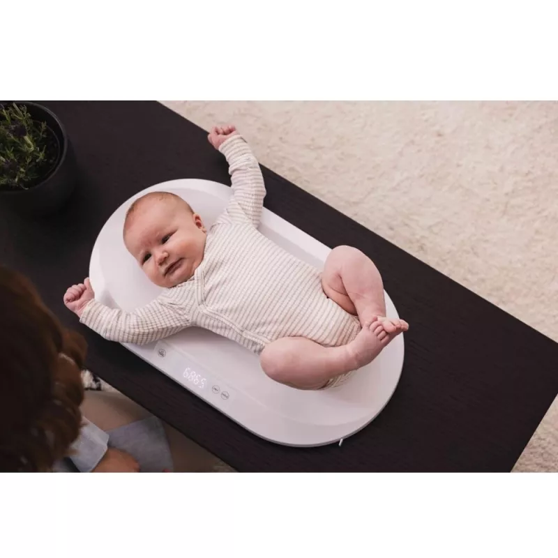 Momini Babywaage TinyTally - Digitale Säuglingswaage 20 kg