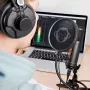 Monkey Banana MICO BK USB-Kondensatormikrofon für Studio und Podcasting