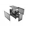 Montech TEN (B) Mini-Tower-PC-Gehäuse, gehärtetes Glas, Schwarz, Micro-ATX/Mini-ITX