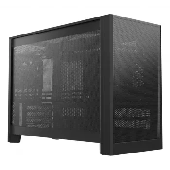 Montech TEN (B) Mini-Tower-PC-Gehäuse, gehärtetes Glas, Schwarz, Micro-ATX/Mini-ITX