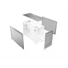 MONTECH TEN (W) Mini Tower PC-Gehäuse Weiß - Micro ATX / Mini-ITX, Tempered Glass, ARGB