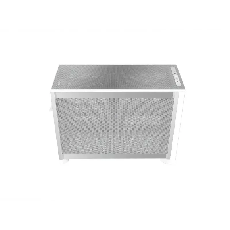 MONTECH TEN (W) Mini Tower PC-Gehäuse Weiß - Micro ATX / Mini-ITX, Tempered Glass, ARGB
