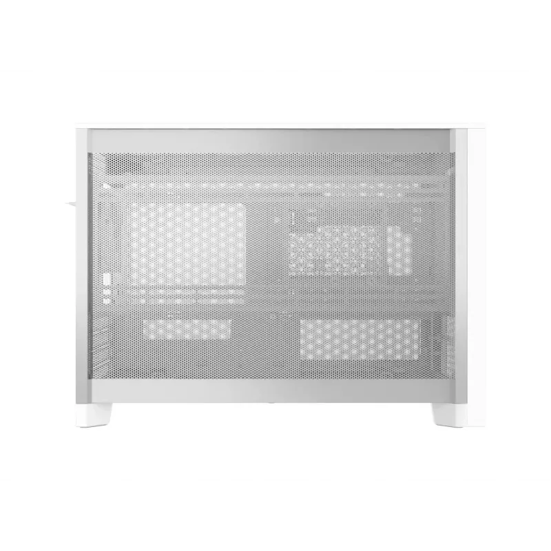 MONTECH TEN (W) Mini Tower PC-Gehäuse Weiß - Micro ATX / Mini-ITX, Tempered Glass, ARGB