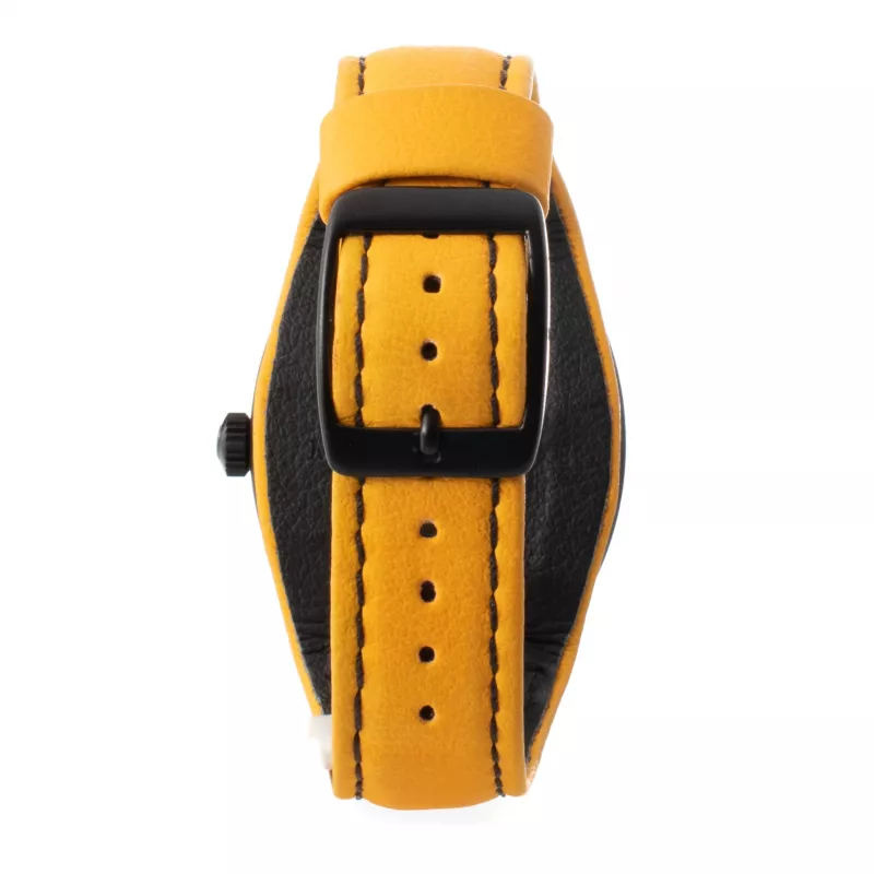 MONTRES DE LUXE Unisex Watch 09BK-2502 40mm Stainless Steel Black Leather