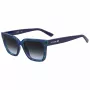 MOSCHINO LOVE Damen-Sonnenbrille MOL087-S-PJP Cat-Eye-Acetatrahmen, grau verlaufende Gläser, 55/17/140 mm