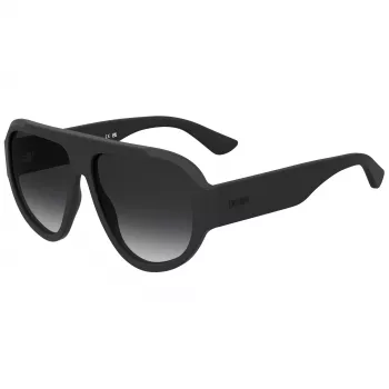 MOSCHINO MAN MOS183-S-003 Sonnenbrille Schwarzer Acetatrahmen Graue Gläser 61mm