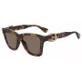 MOSCHINO Damen Katzenaugen-Sonnenbrille MOS131S086F47 Havana Braun 54mm