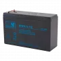 MPL Power Elektro MWH 5-12L UPS-Batterie Blei-Säure-Akkumulator VRLA AGM wartungsfrei 12V 6Ah Schwarz