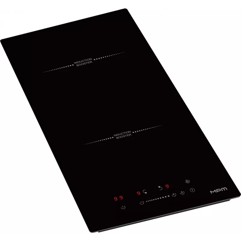 MPM MPM-30-IM-18 Einbau-Induktionskochfeld 29 cm Schwarz 2 Zonen Touch-Bedienung