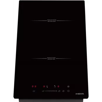 MPM MPM-30-IM-18 Einbau-Induktionskochfeld 29 cm Schwarz 2 Zonen Touch-Bedienung