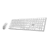 MSI Forge K210 Wireless Combo White US - Tastatur- und Maus-Set