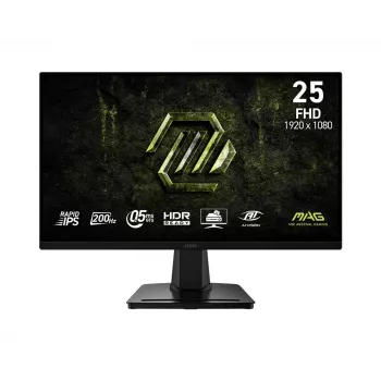 MSI MAG 256F E20 24.5 inch Full HD Rapid IPS Gaming Monitor - 200Hz, 0.5ms, FreeSync Premium