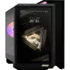 MSI MEG Vision X AI 2NVV9-285AT Desktop-PC (Schwarz/Transparent, Windows 11 Home)