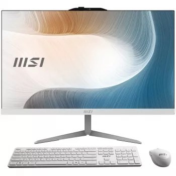 MSI Modern AM242 1M-2222EU Intel Core 3 100U 23,8 inch Full HD All-in-One-PC, 8GB DDR5, 512GB SSD, Windows 11 Pro, Wi-Fi 6E, Schwarz