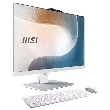 MSI Modern AM242P 1M-2097EU All-in-One PC, 23,8 inch Full HD IPS, Intel Core 7 150U, 16GB DDR5, 512GB SSD, Windows 11 Pro, Wi-Fi 6E, Weiß