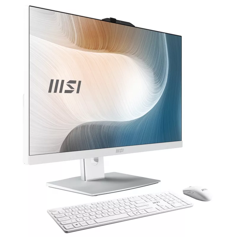 MSI Modern AM242P 1M-2097EU All-in-One PC, 23,8 inch Full HD IPS, Intel Core 7 150U, 16GB DDR5, 512GB SSD, Windows 11 Pro, Wi-Fi 6E, Weiß
