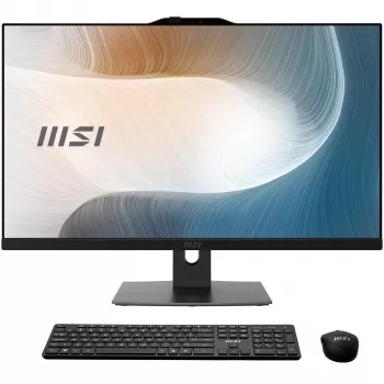 MSI Modern AM272P 1M-1293XEU All-in-One PC, 27 inch Full HD IPS, Intel Core i5-1240P, 16GB DDR4, 512GB SSD, Schwarz