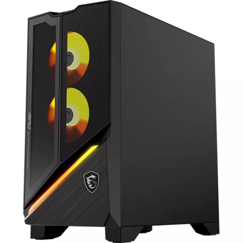 MSI MPG Infinite Z3 9NVPR7-883AT Gaming Desktop - Intel Core i7-13700F, RTX 4070, 32GB DDR5, 1TB NVMe SSD + 2TB HDD, Windows 11 Home, Schwarz/Transparent