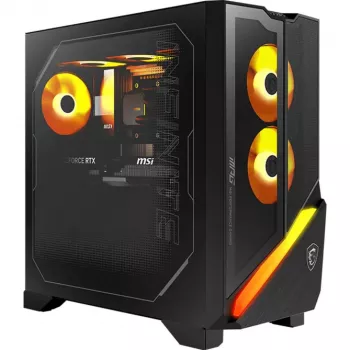 MSI MPG Infinite Z3 9NVPR7-883AT Gaming Desktop - Intel Core i7-13700F, RTX 4070, 32GB DDR5, 1TB NVMe SSD + 2TB HDD, Windows 11 Home, Schwarz/Transparent